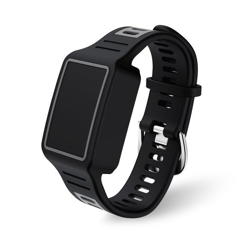 FGERWZ for WHOOP 5.0 SportFlex Silicone Strap,Replacement Strap Compatible with WHOOP 5.0 SportFlex Band,Soft Scratch-Proof Skin-Friendly Replacement Strap Accessories (Black Gray)