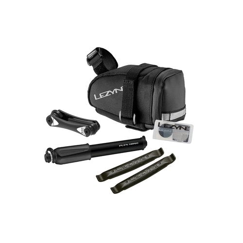 LEZYNE M-Caddy Bike Repair Kit with Medium Wedge-Shaped Saddle Bag for Long-Distance Riding - Sport Kit - 1-SB-CADLD-V2M04
