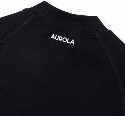 AUROLA Women's Workout Tops - Seamless Slim Fit Zip-Up Yoga Jacket | Short Sleeve Crop Top