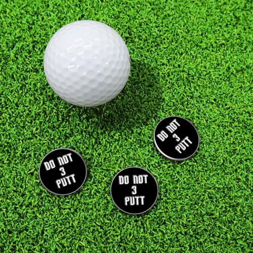 Finger Ten Golf Ball Marker with Hat Clip – Markers Only (3 Putt Variant)