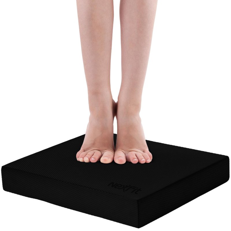 NexFit High-Density Large Balance Pad - Durable TPE Foam Balance Pad Physical Therapy , Foam Exercise Pad with Non-Slip Surface, Lightweight for Home & Gym Workouts, Core Strength & Balance Enhancement (Blue)