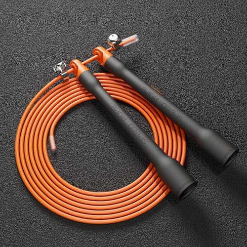 Ultra-Light Jump Rope with Ergonomic Handles - Black