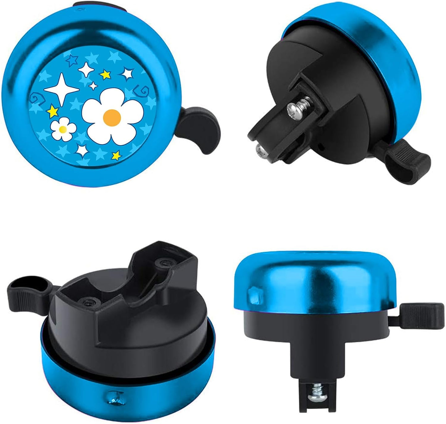 Skiennix Flower Bike Bell - Adjustable Size Bicycle Horn for Kids & Adults | Clear Sound, Fun Design
