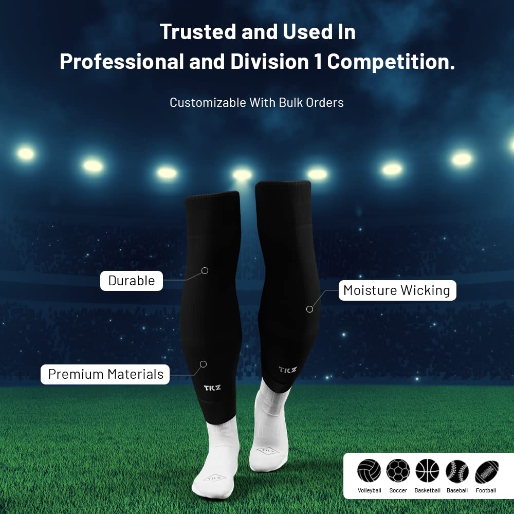 Tekkerz Leg Sleeves - Small, Medium, Extra Long (White, Extra Long)