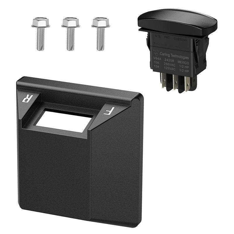 CLUBRALLY Golf Cart Forward Reverse Rocker Switch and Housing Kit, Forward Reverse Switch for 1996-2015 Club Car DS Electric Golf Carts, OEM#101855002, 101856002