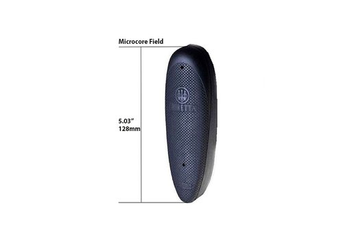 BERETTA Micro-Core Field Rubber Recoil Pad for Straight Gun Stocks, 1" Thickness, Black