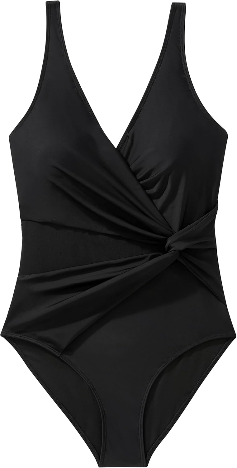 SUUKSESS One Piece Swimsuit - Sexy Mesh Tummy Control & Push-Up Design | Women's Bathing Suit