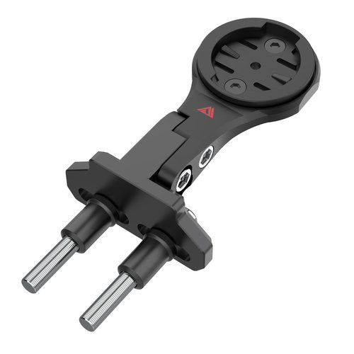 KOM Cycling Quick Release Stem Mount for Wahoo and Garmin Bike Computers (Edge 1040, Elemnt Roam, Elemnt Bolt v2) 1040 Bike Mount Compatible with GoPro Accessories
