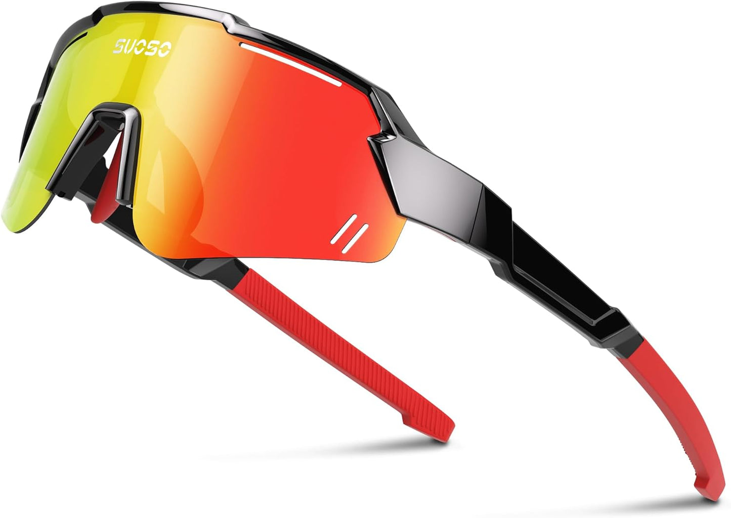 Suoso Kids Polarized Sports Sunglasses - Lightweight TR90 Baseball & Cycling Glasses for Ages 6-12