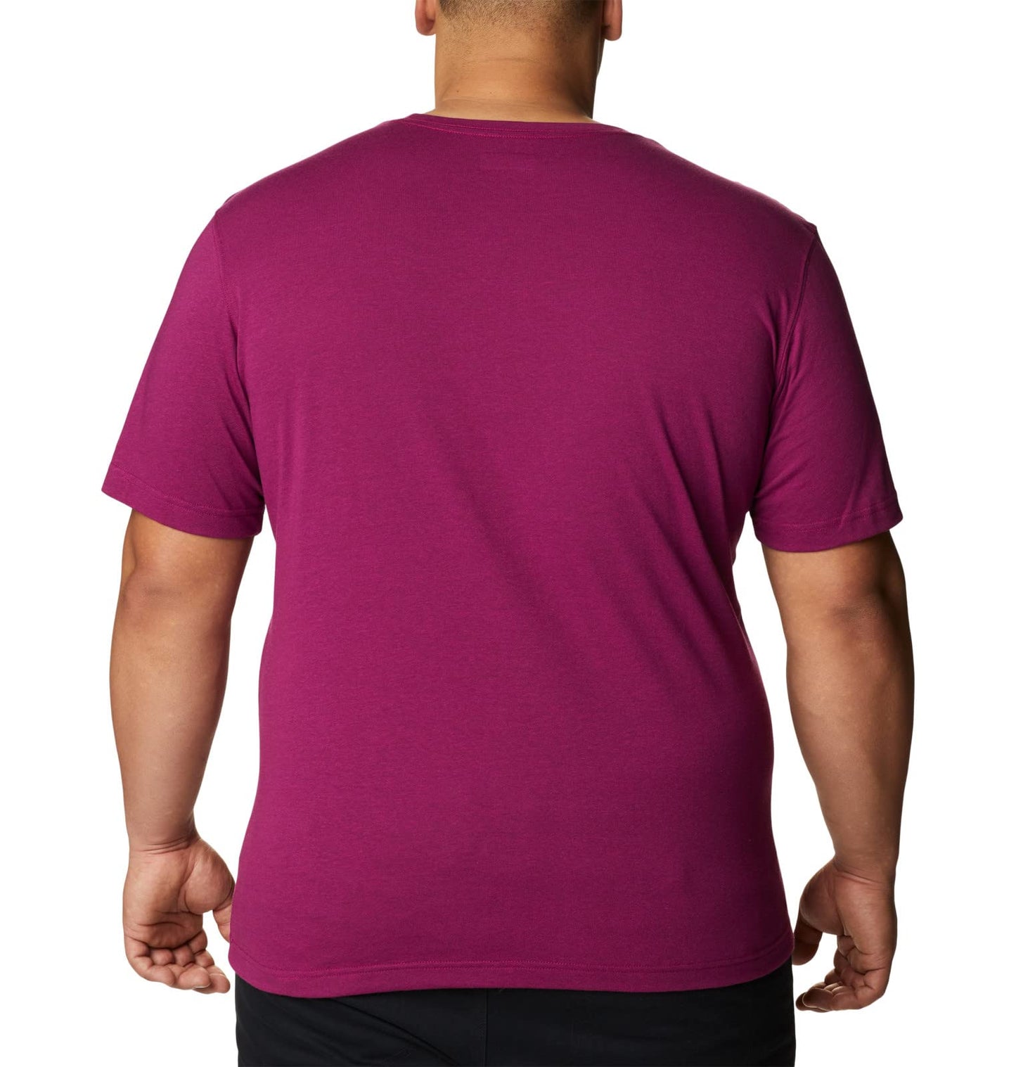 Columbia Men's Thistletown Hills Short Sleeve, Red Onion Heather, 4X Big