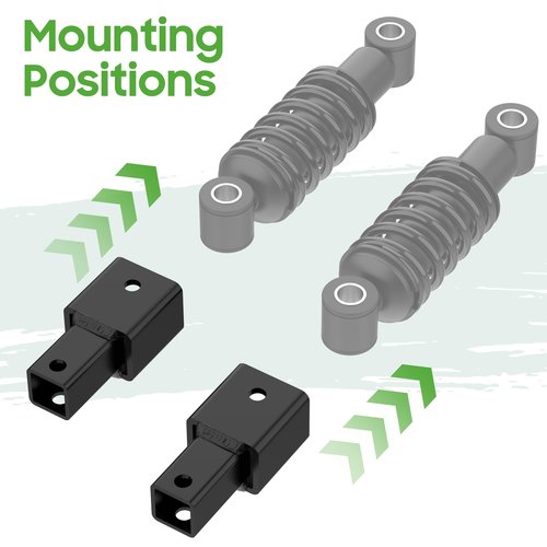 10L0L Golf Cart Shock Extenders - Heavy Duty Rear Shock Extension for Yamaha G29 JR6-F2210-00 (JR6-F2210 Adapter)