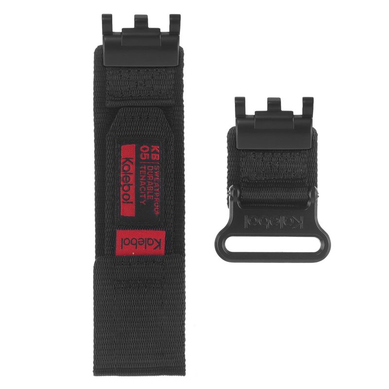 Nylon Watch Band Strap Compatible with For Casio GWG-2000 GWG-2040 (black, Medium)