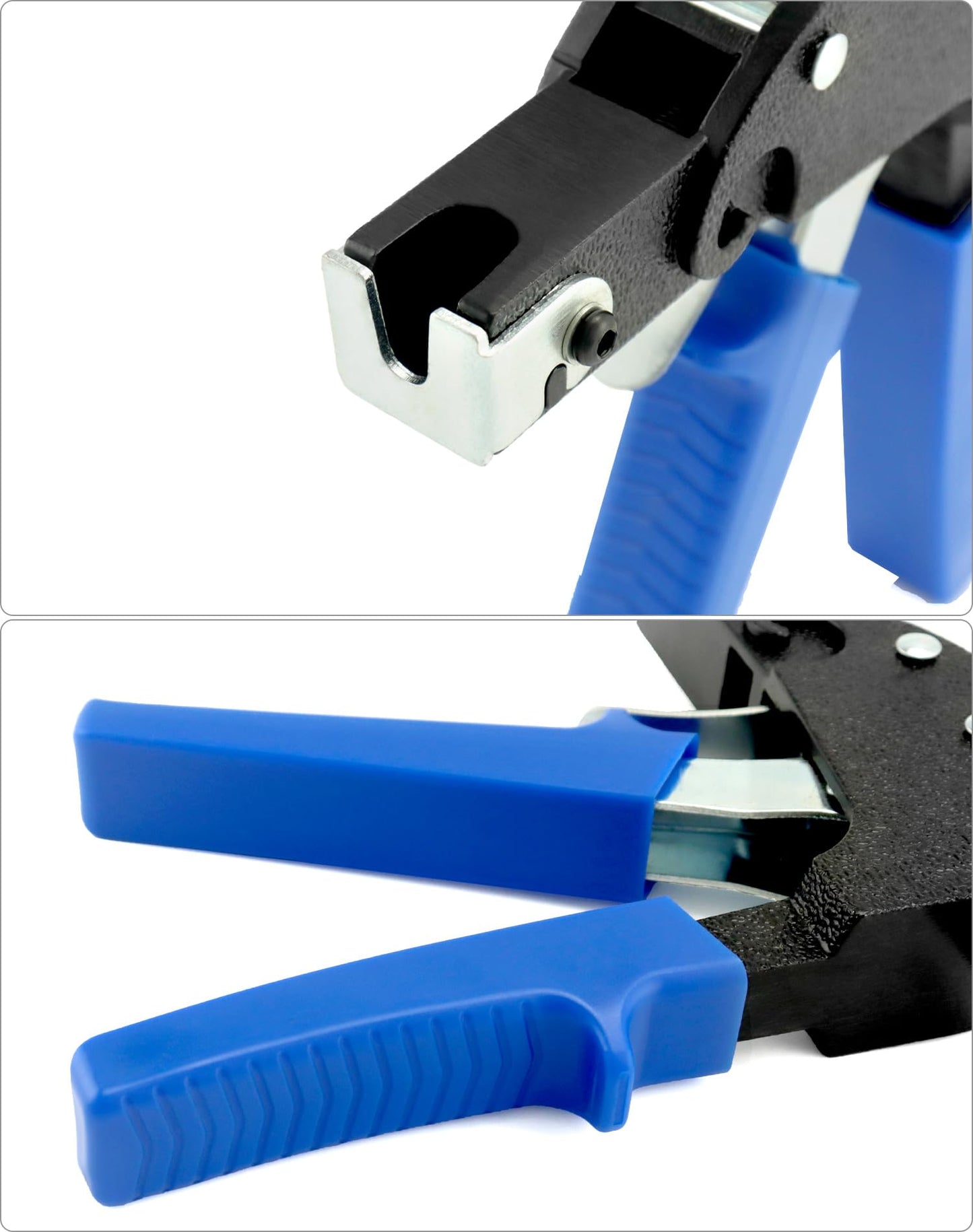 QWORK Hollow Wall Anchor Setting Tool with Non-Slip Rubber Grip and Safety Slip Guard, Metal Construction for Perfect Cavity Wall Fixings Installation