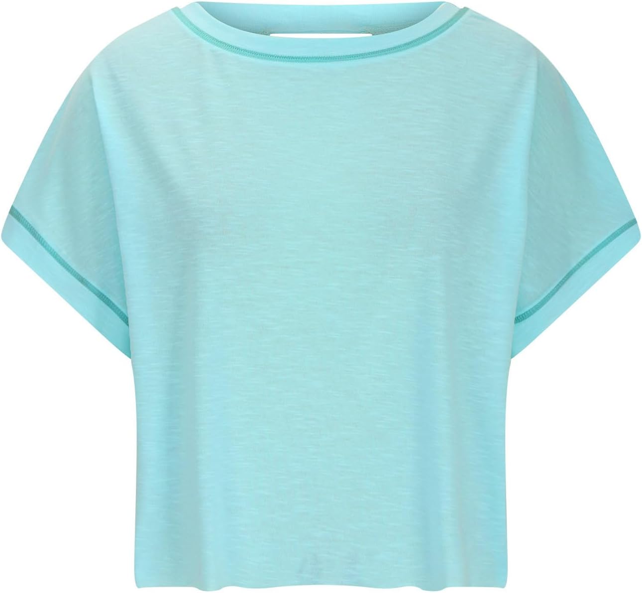 Skiennix Women's Open Back Workout Top - Y2K Short Sleeve Yoga Shirt | Casual Backless Gym Tee