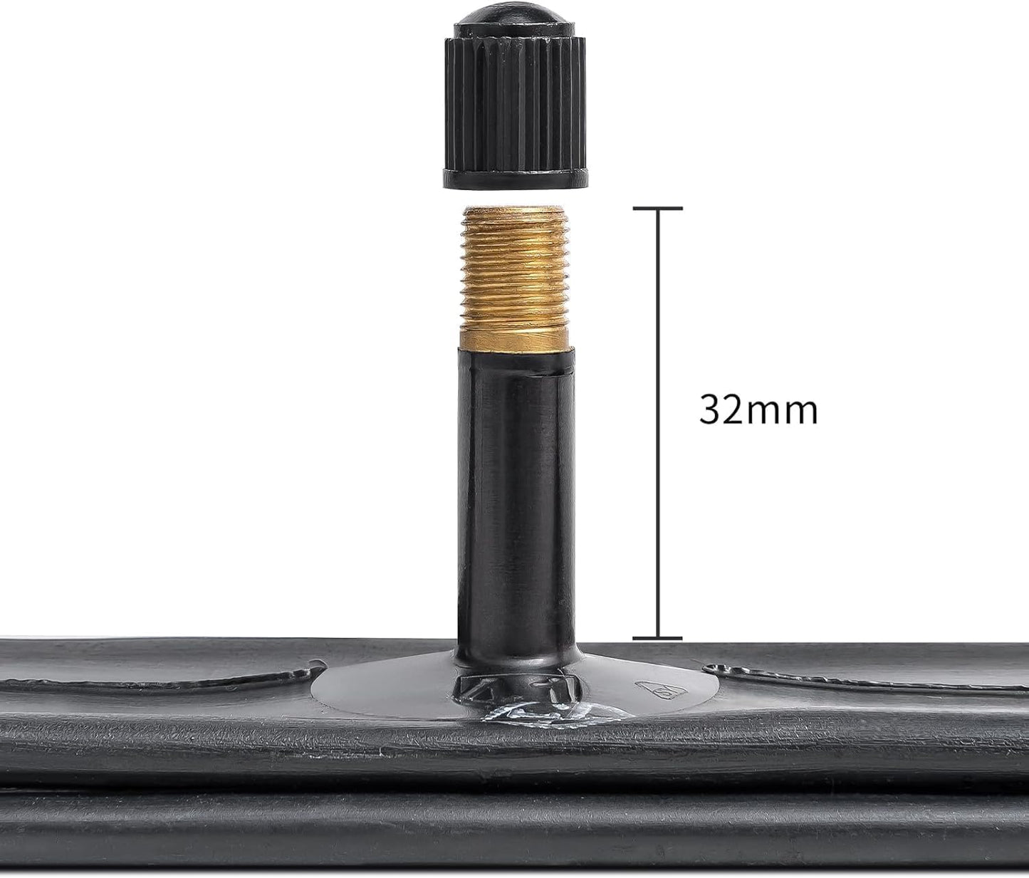 Skiennix Heavy Duty Bike Tubes - 20" Schrader Valve Compatible with 20x1.50/1.75/1.90 | 2-Pack