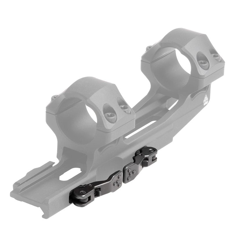 UTG ACCU-SYNC QR 1", Medium Pro, 50mm Offset Scope Mount, Black