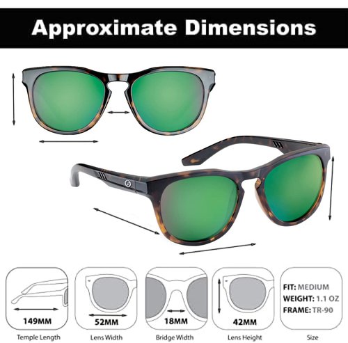 Flying Fisherman Breakers Polarized Sunglasses for Men, Women, Fishing, Boating, Outdoor Sports, 100% UV Protection