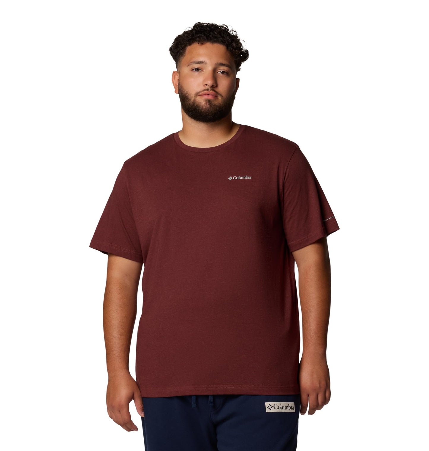 Columbia Men's Thistletown Hills Short Sleeve T-Shirt, Spice Heather, 3X Tall