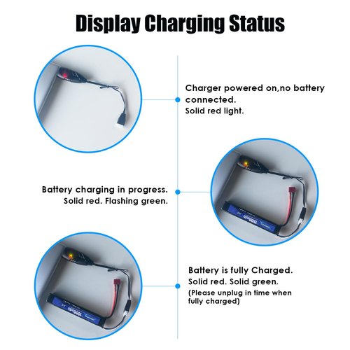 URGENEX Airsoft Battery 11.1V 1500mAh Dean-Style T Plug 35C High Discharge Rate Lipo Pack Rechargeable 3S Lipo for Airsoft Model Guns