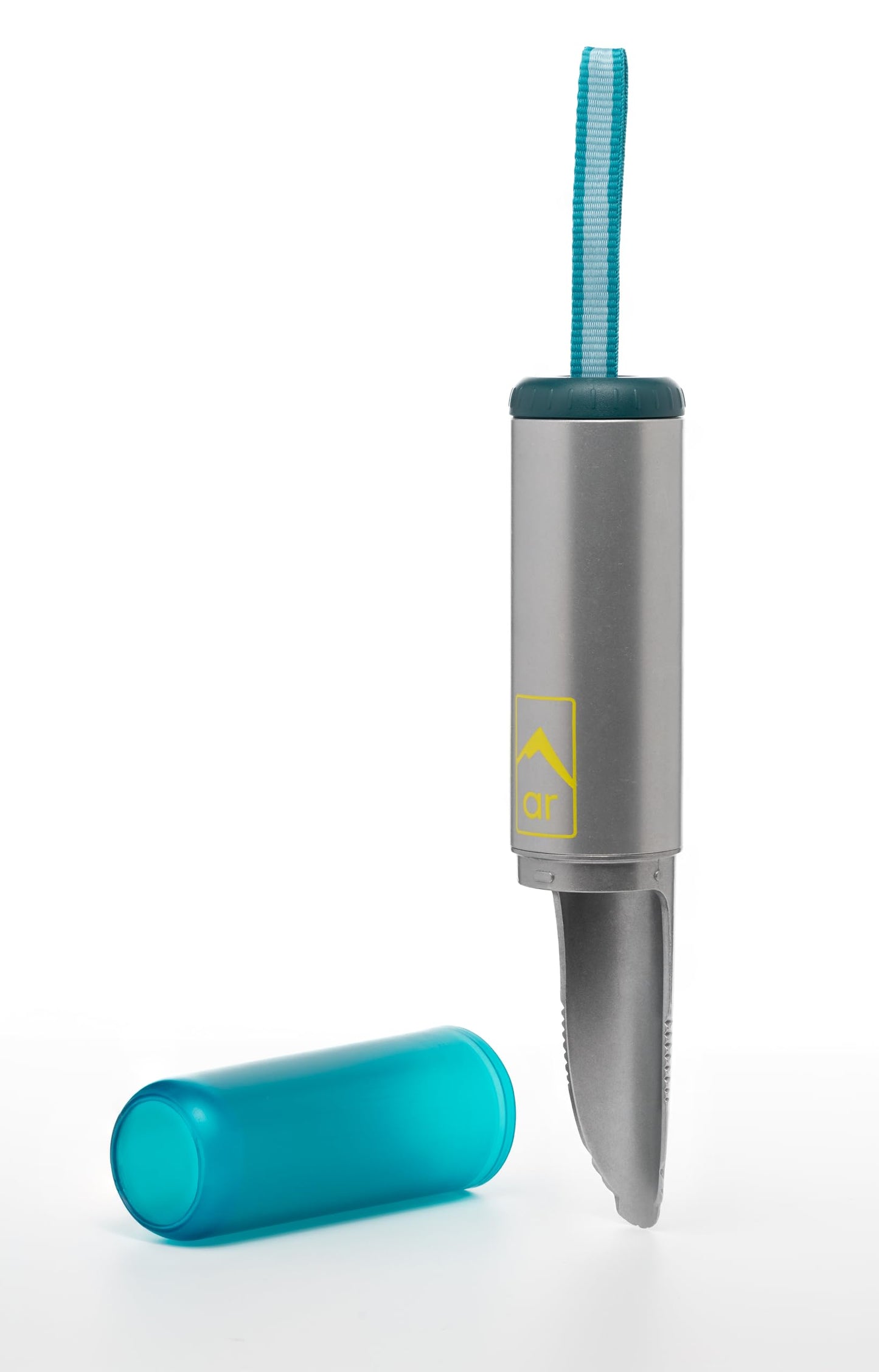 AR Backpacking Trowel Toilet Kit - Includes Aluminum Camping Shovel, Toilet Paper, Packout Bags, Soap Flakes & Compressed Towelettes