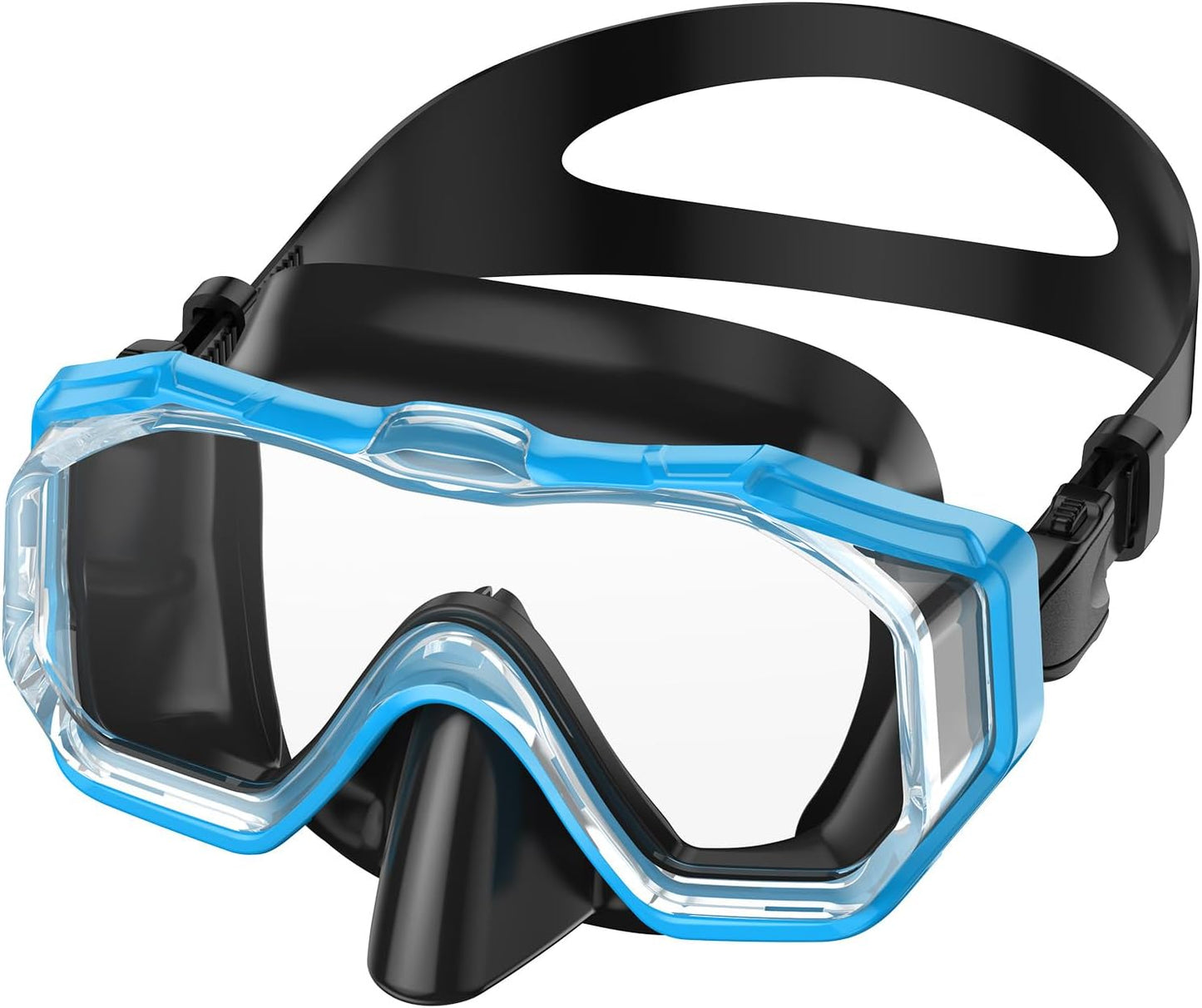 WSTOO Swim Goggles - Anti-Fog Mask with Nose Cover for Adults | Youth & Adult Sizes Available