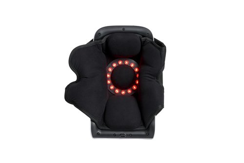 IdealProducts Knee Massager Pro+ with Heat, Red Light Therapy and Vibration, 6-in-1, Dual-Wavelength - Cordless, Portable, Adjustable Straps, Knee Pain Relief