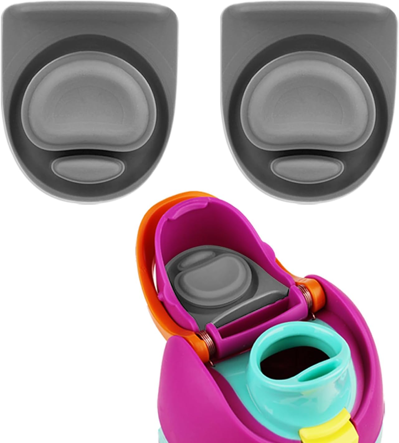 Owala | 2-Pack Replacement Stoppers for FreeSip Water Bottles - Leak-Proof Silicone Caps