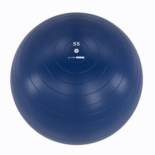 Power Systems Versa Ball Pro Stability Ball - Large Gym, Chair or Birthing Ball (Navy, 55cm)