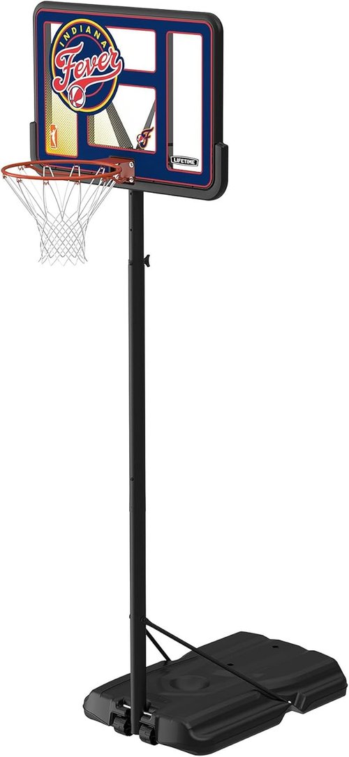 Lifetime Portable Basketball Hoop | Adjustable Height 7.5-10 Ft | 44 Inch Shatterproof Backboard