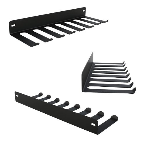 2-Pack Heavy-Duty Gym Wall Storage Rack – Multi-Purpose Fitness Equipment Organizer for Resistance Bands, Barbells, Baseball Bats, and Jump Ropes – Wall-Mounted Storage, Home Gym and Garage Organizer