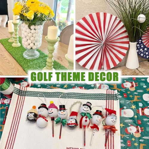 KOFULL Plastic Golf Balls Practice, 24/50/100 Pack Hollow Fake Indoor