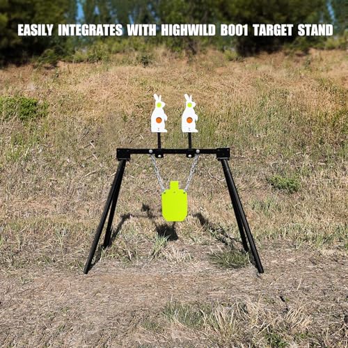 Metal Rabbit Resetting Target for .22/.177 Air Guns - 11.8 Inches