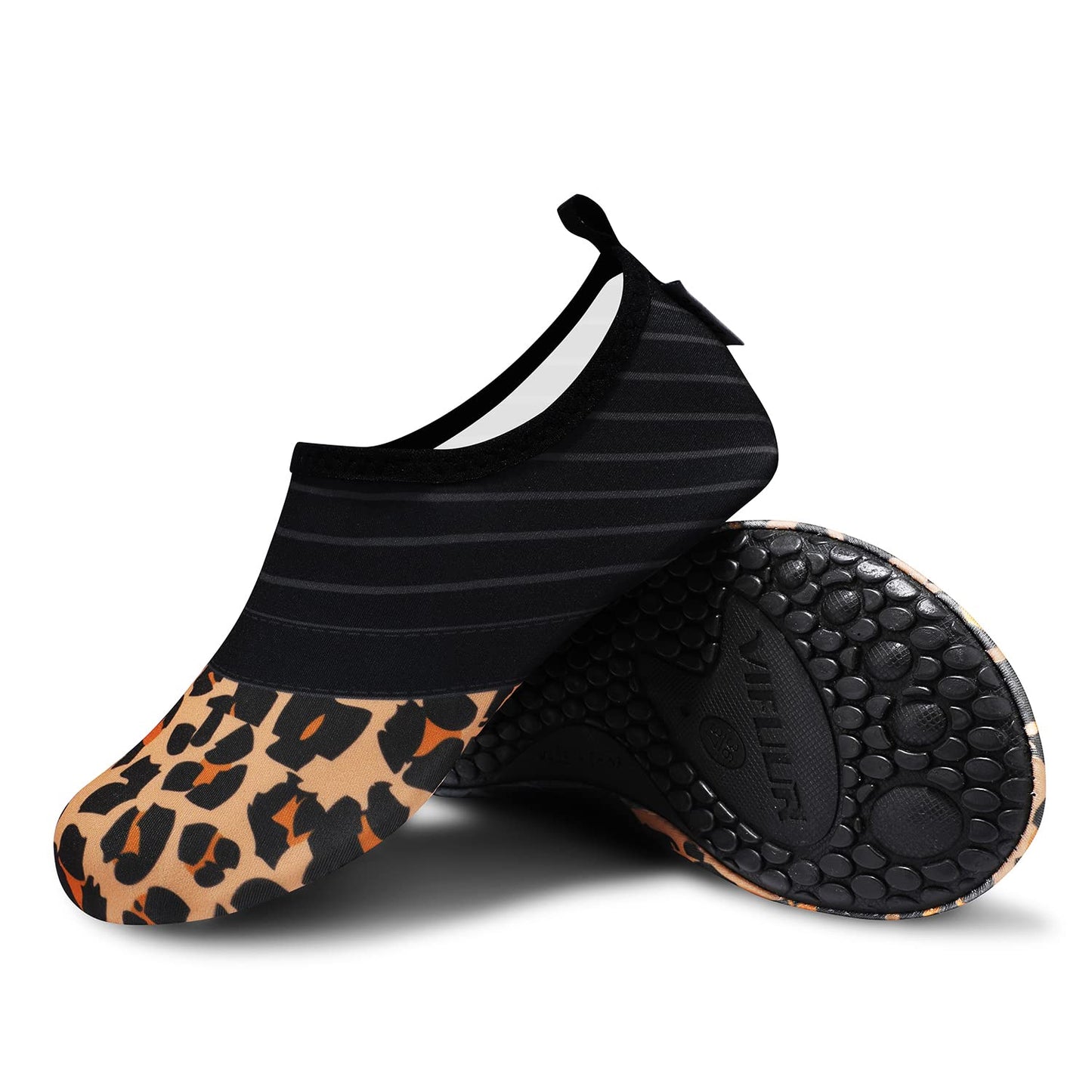 VIFUUR Water Sports Unisex Shoes Splice Orange Leopard - 7.5-8.5 W US / 6-7 M US (38-39)