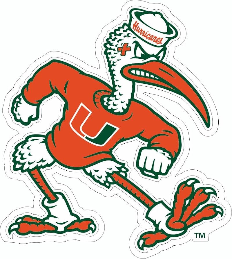 Miami IBIS Magnet - NCAA Team Pride, 3 to 12 Inches