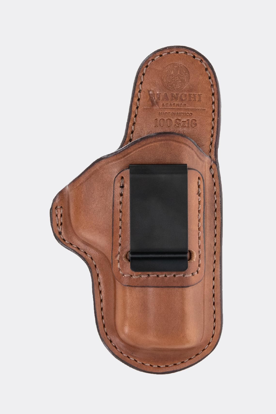 Bianchi Gun Leather Bianchi #100 Professionalâ„¢ IWB, Tan, Right Hand, SZ9, Beretta M84B Cheeta, Bersa Thunder 380, Diamondback DB9, DB40, SIG P230, P232, Walther PP, PPK, PPK/s