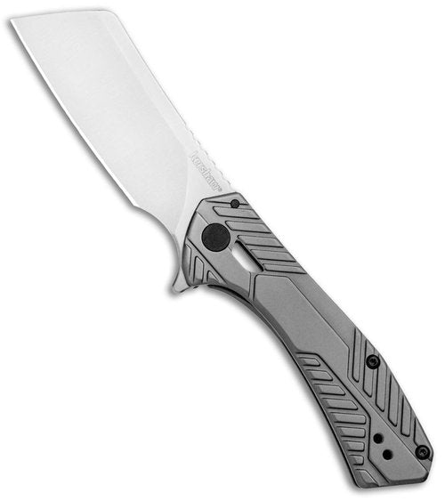 Kershaw Static Cleaver Pocket Knife, 2.8 Inch Blade, Manual Open Every Day Carry (3445)