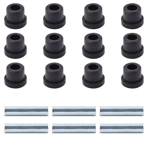Roykaw Front or Rear Leaf Spring Bushing and Sleeves Kit for Club Car DS 1981-Up and EZGO TXT & Medalist 1994-up Gas and Electric Golf Cart, OEM# 1012303,1015583,70291G01,70289G02