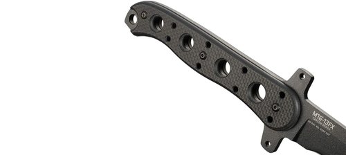 Columbia River Knife & Tool CRKT M16-13FX EDC Knife: Tanto Fixed Blade with Veff Serrations, G10 Handle with Hilt, Powder Coat Finish, Sheath