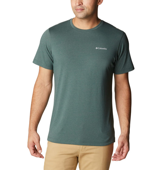 Columbia Men's Big & Tall Thistletown Hills Short Sleeve, Spruce Heather, 3X B&T