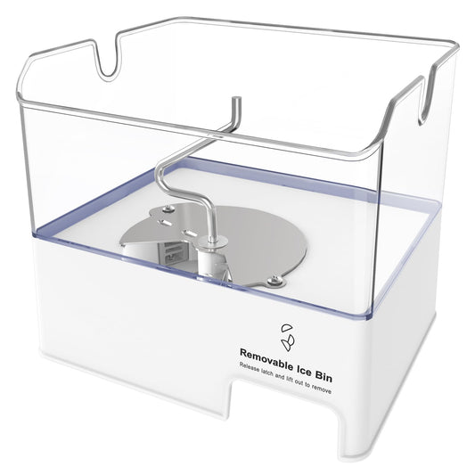 Upgraded W10347093 Removable Ice Bin Replacement for Whirlpool Refrigerator Ice Maker Parts WPW10347093 Ice Bucket fit WRF736SDAM13, WRF736SDAM14, Replace W10347100, AP6020018 Ice Container Assembly