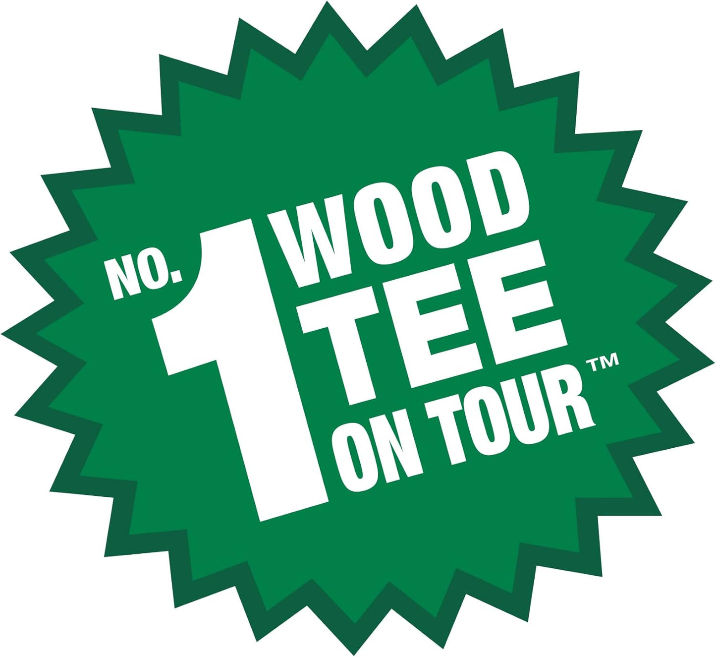 Pride Professional Tee System - 2-3/4 Inch ProLength Golf Tees | 175 Count, Natural Color