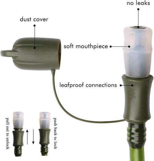 Hydration Bladder | BPA-Free 1.5-2-3L Water Reservoir for Hiking, Camping & Cycling