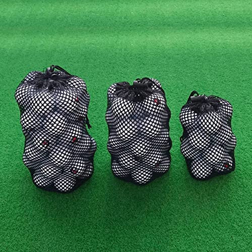 2-Pack Mesh Storage Bag for Golf Balls, Ping Pong, & Small Items - 5.9x11-inch