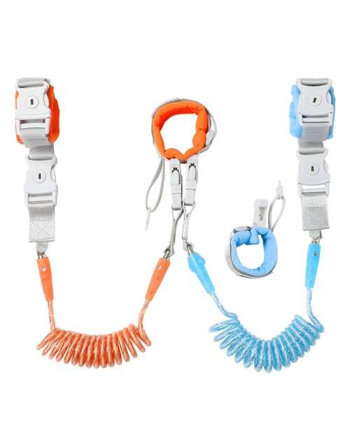Dr.meter Anti-Lost Wrist Link - 2-in-1 Safety Wristband Leash for Toddlers | 6.56ft Dual Length Harness for Travel