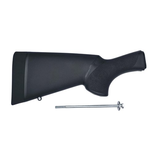Hogue OverMolded Rubber Shotgun Stock with a 12" Length of Pull (L.O.P.) for Remington 870 12 Gauge, Black - 08730