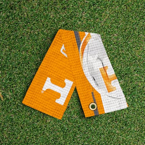 NCAA Golf Towel - Microfiber Waffle Fabric, 16x25 in - Tennessee Volunteers