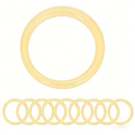 Polyurethane O-Rings, 10pcs 13.8, 1.9mm High Strength Polyurethane O-Rings for Paintball Gun CO2 Air Tank (Beige)