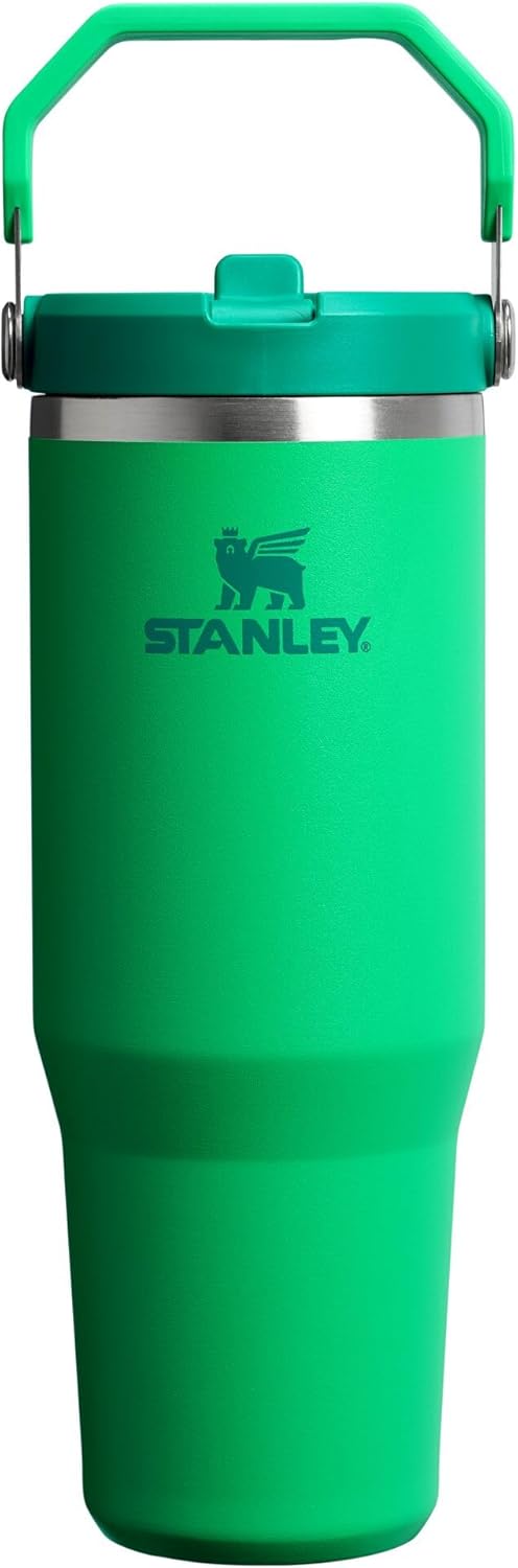 STANLEY IceFlow 2.0 Tumbler - 30 oz Insulated Stainless Steel Water Bottle | Flip Straw & Handle | BPA-Free | Meadow