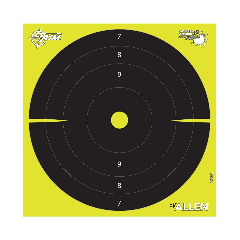 Allen Company EZ-Aim 8 x 8 inch Non-Adhesive Splash Shooting Targets by Allen Company, Targets, Gun - Rifle - Pistol - Airsoft - BB Gun - Air Rifle, Green, 25 Per Pack (15213)