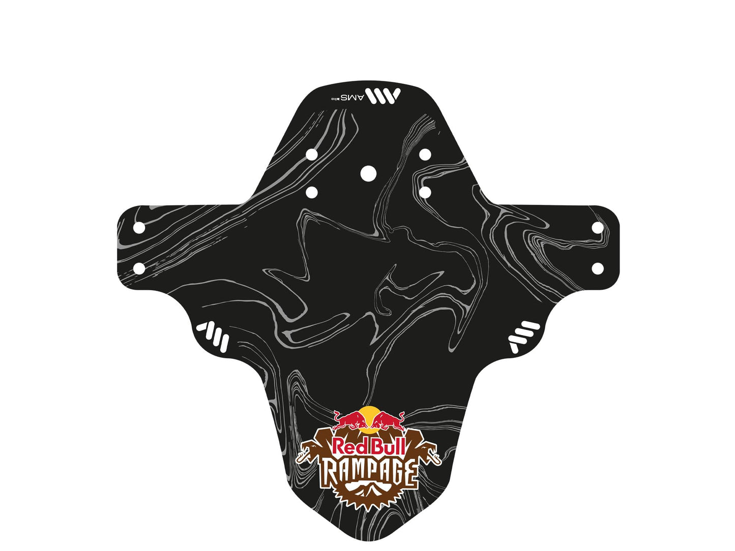 MTB Front Wheel Mud Guard Red Bull Rampage - Lightweight & Durable Protection - Universal Fit - Protect Against Mud, Water Spray and More